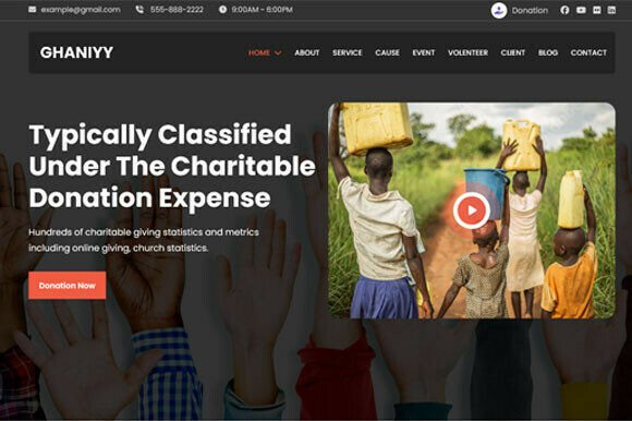 Charity & Donation HTML Template