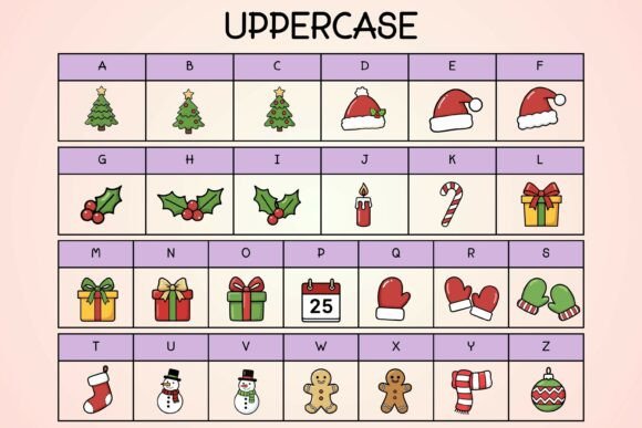 Christmas Color Dingbats Font - Preview 1