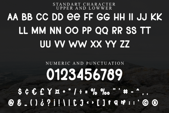 Christmas Vactory Font PNG with transparent background - Preview 5