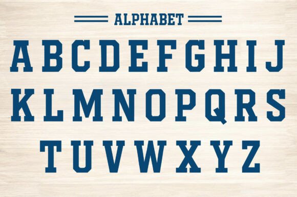 Classic Varsity Font - Preview 2
