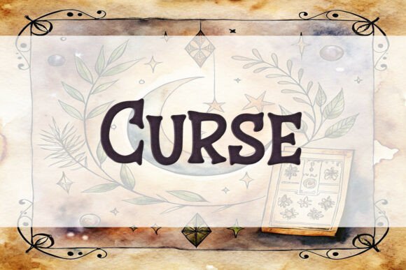 Curse Font - Preview 1