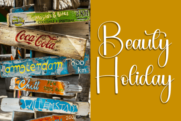 Festive Write Font - Preview 4