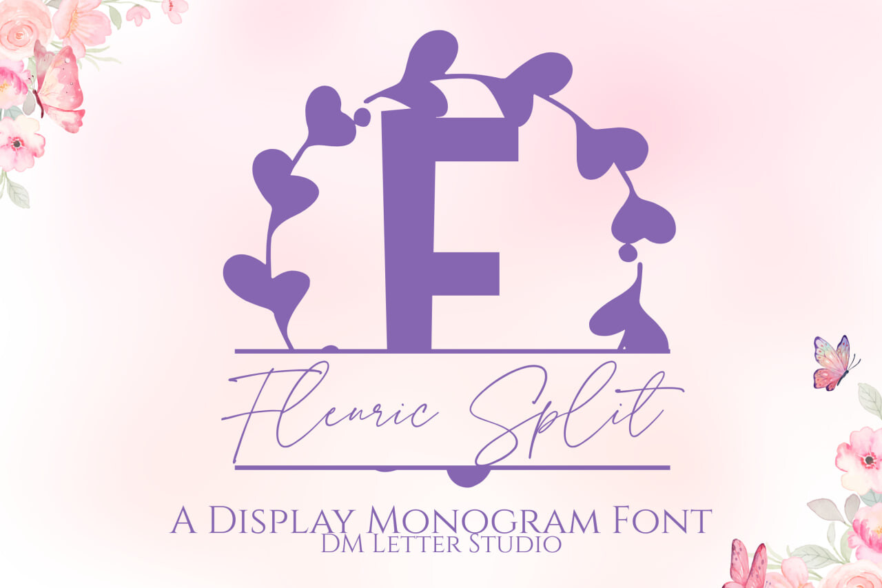 Fleuric Split Monogram preview, placeholder image