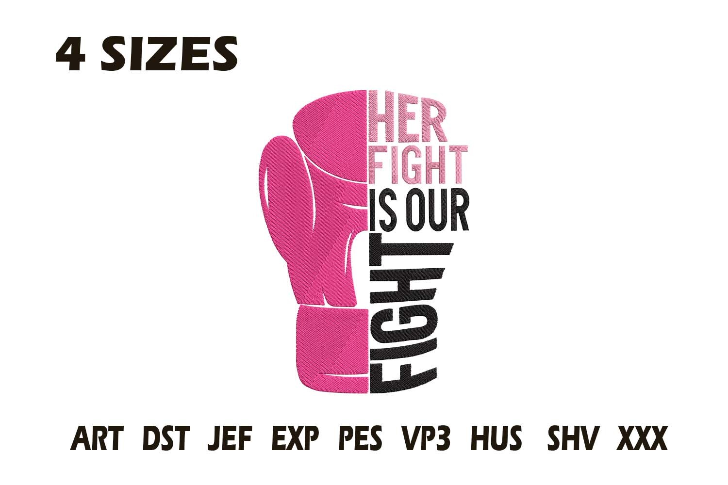 Her Fight is Our Fight Embroidery