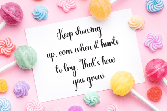 Kayla Valentine Font PNG with transparent background - Preview 4