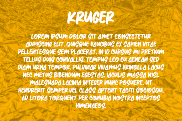 Kruger Font PNG with transparent background - Preview 2