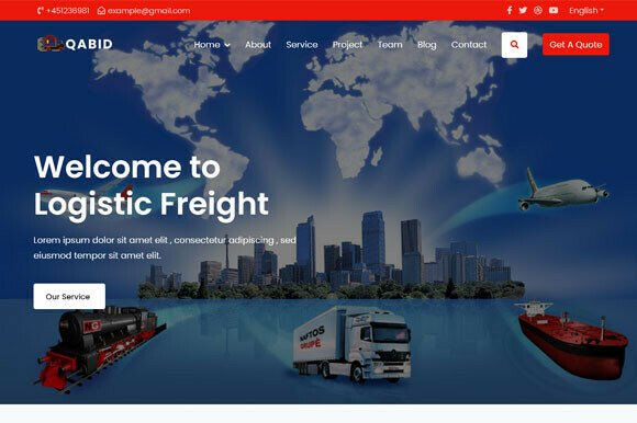 Logistic & Transport HTML Theme