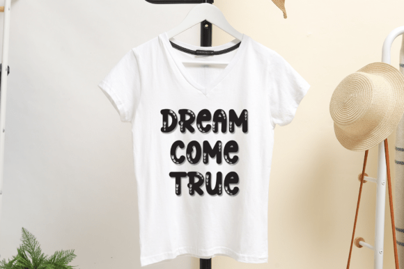 Lovely Bubble Font PNG with transparent background - Preview 1