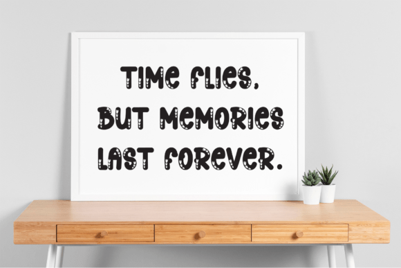Lovely Bubble Font PNG with transparent background - Preview 2