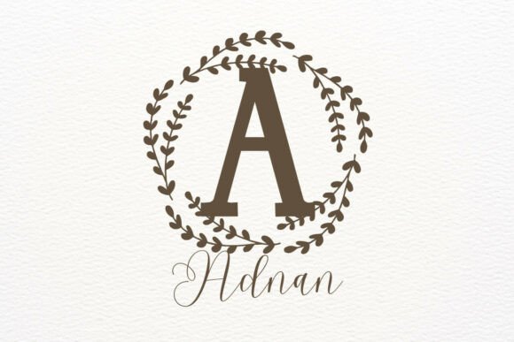 Majestelle Monogram Font PNG with transparent background - Preview 1