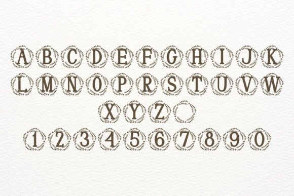Majestelle Monogram Font PNG with transparent background - Preview 3