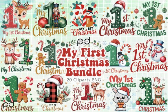 My First Christmas Bundle Graphics