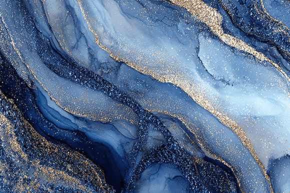 Navy Blue Marble Texture