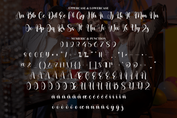 Party Wednesday Font font preview - 6