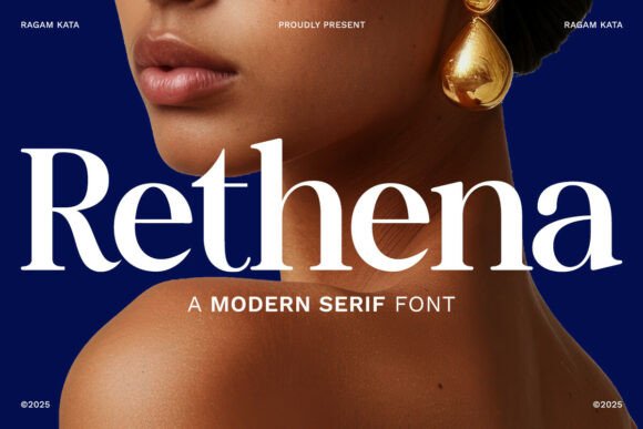 Rethena Modern Serif Typeface Fonts