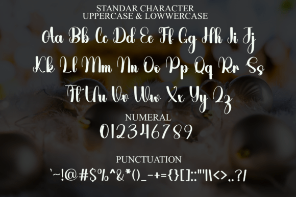 Santa Ballpoint Font PNG with transparent background - Preview 6