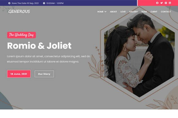 Wedding Planning HTML Template