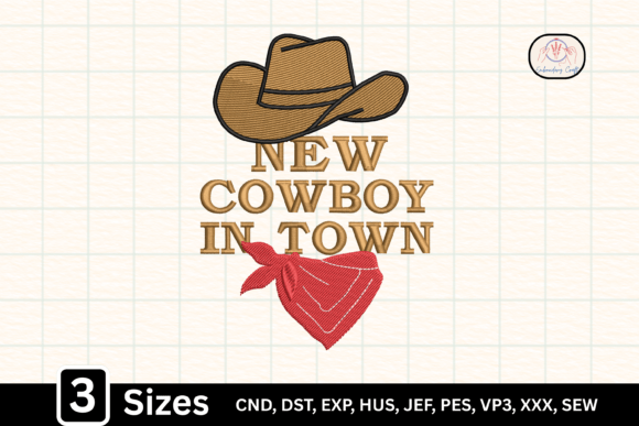 Western Country New Cowboy in Town