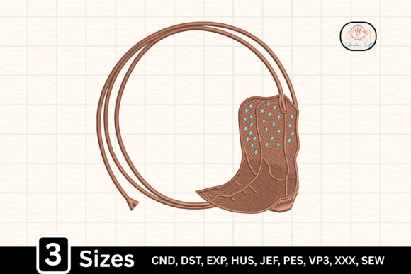 Western Country Rodeo Cowboy Boot Rope