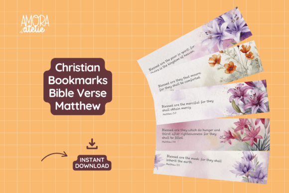 Christian Bookmarks- Bible Verse Matthew