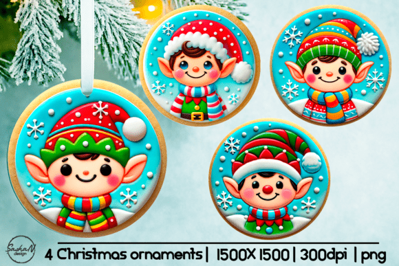Christmas Elf Christmas Ornament
