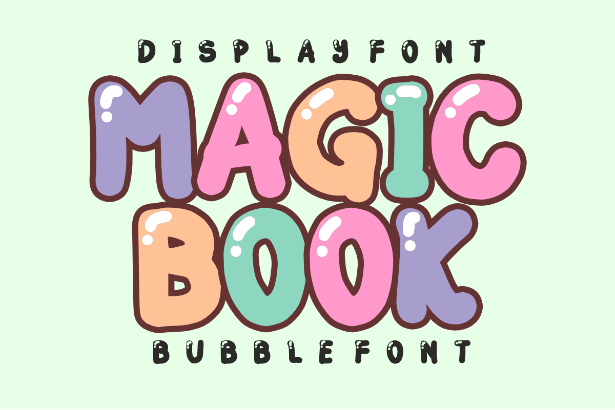 Comic Bubble Font - photo 2