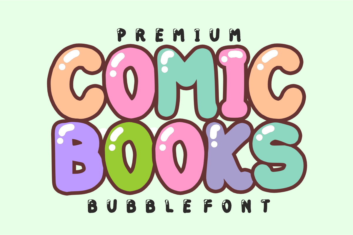 Comic Bubble Font - photo 3