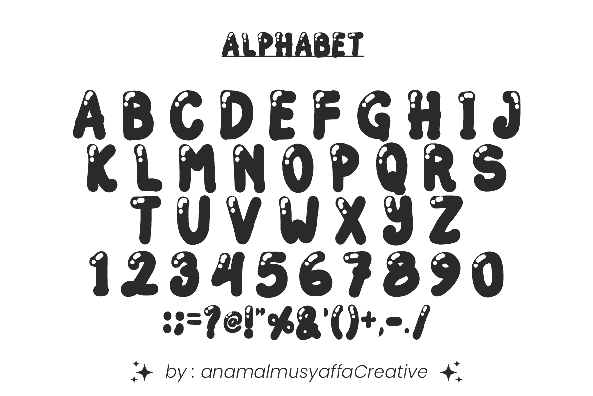 Comic Bubble Font - photo 4