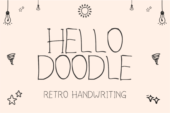 Doodle Sprout Font - Preview 1