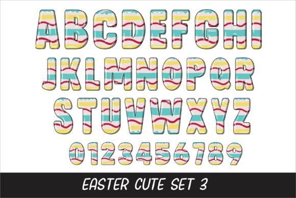 Easter Egg Cute Font - Preview 3