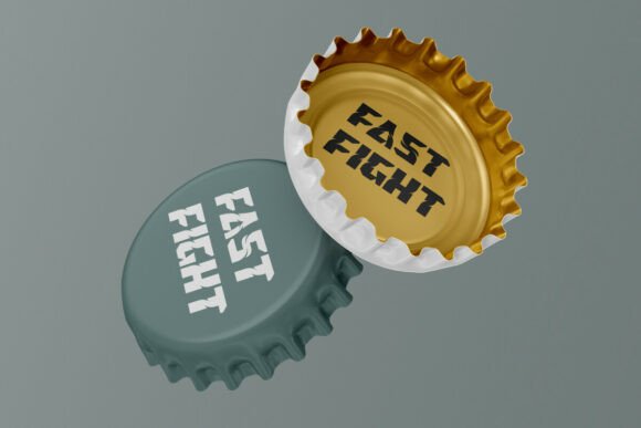 Fast Fight Font PNG with transparent background - Preview 1