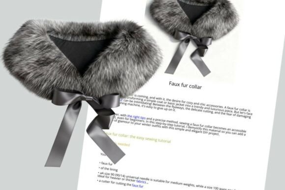 Faux Fur Collar Sewing DIY