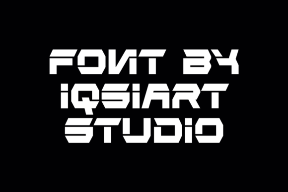 Fespot Stencil Font - Preview 3