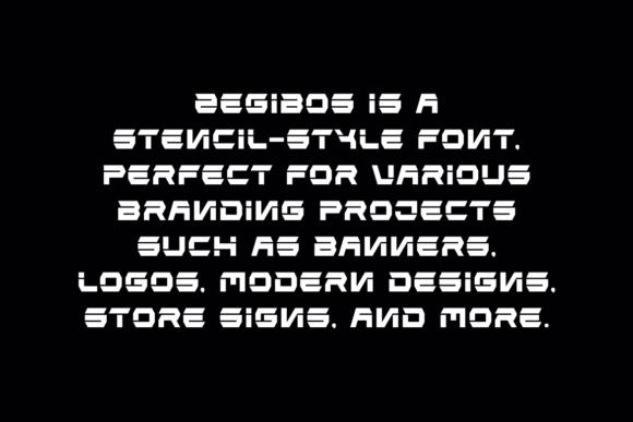 Fespot Stencil Font - Preview 4