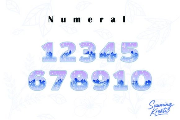 Flory Winter Font - Preview 3