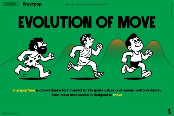 Gruvy Pop Sans Font - Preview 1