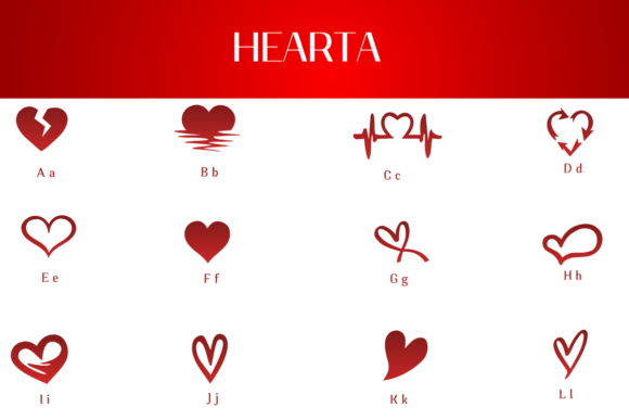 Hearta Font - Preview 1