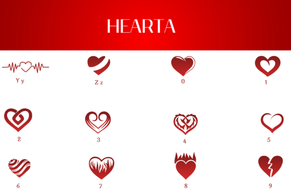 Hearta Font - Preview 3
