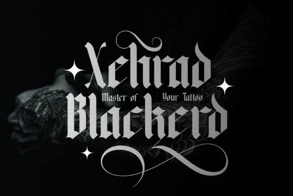 Kalthorne Font PNG with transparent background - Preview 3