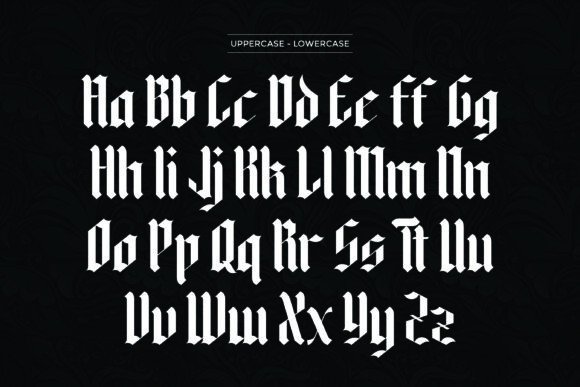 Kalthorne Font PNG with transparent background - Preview 6