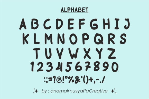 Little Comic Font PNG with transparent background - Preview 3