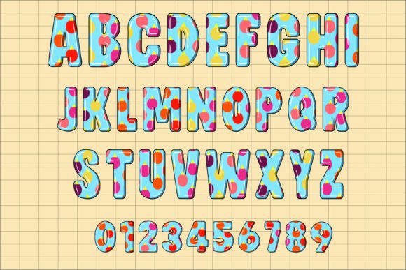 Merry Type-Mas 3d Font Font PNG with transparent background - Preview 3