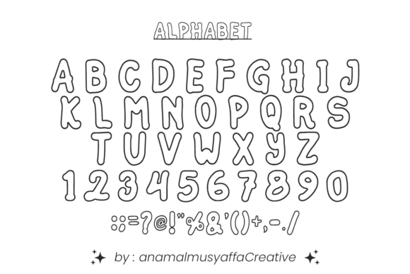 Pipopo Hand Font PNG with transparent background - Preview 3