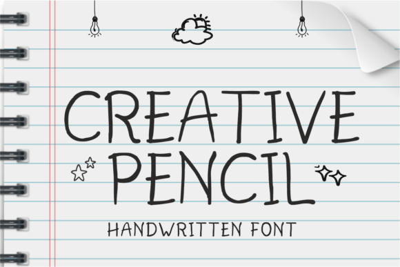 Premium Notes Font PNG with transparent background - Preview 2
