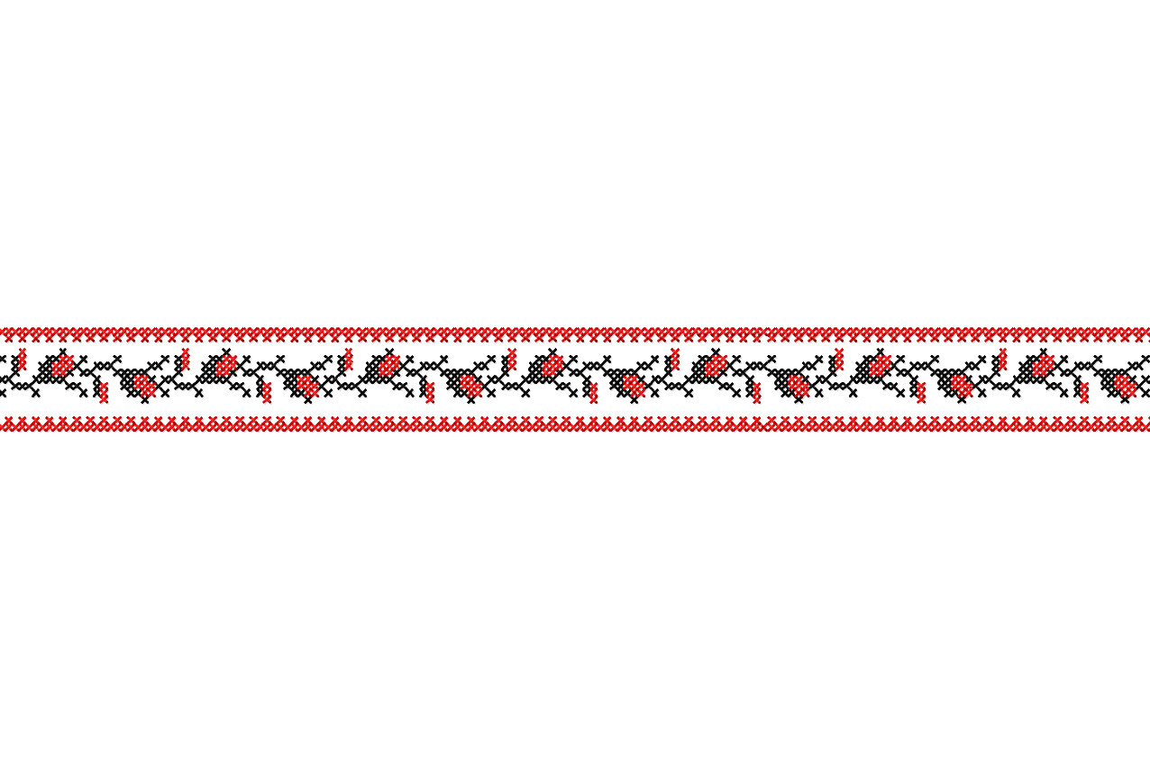 Set Vintage Border Embroidery Designs