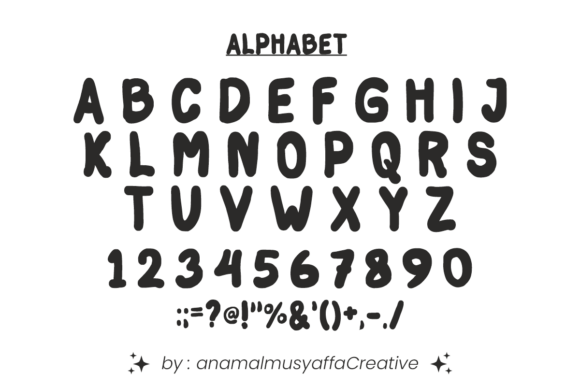 Simple Comic 2 Font PNG with transparent background - Preview 3