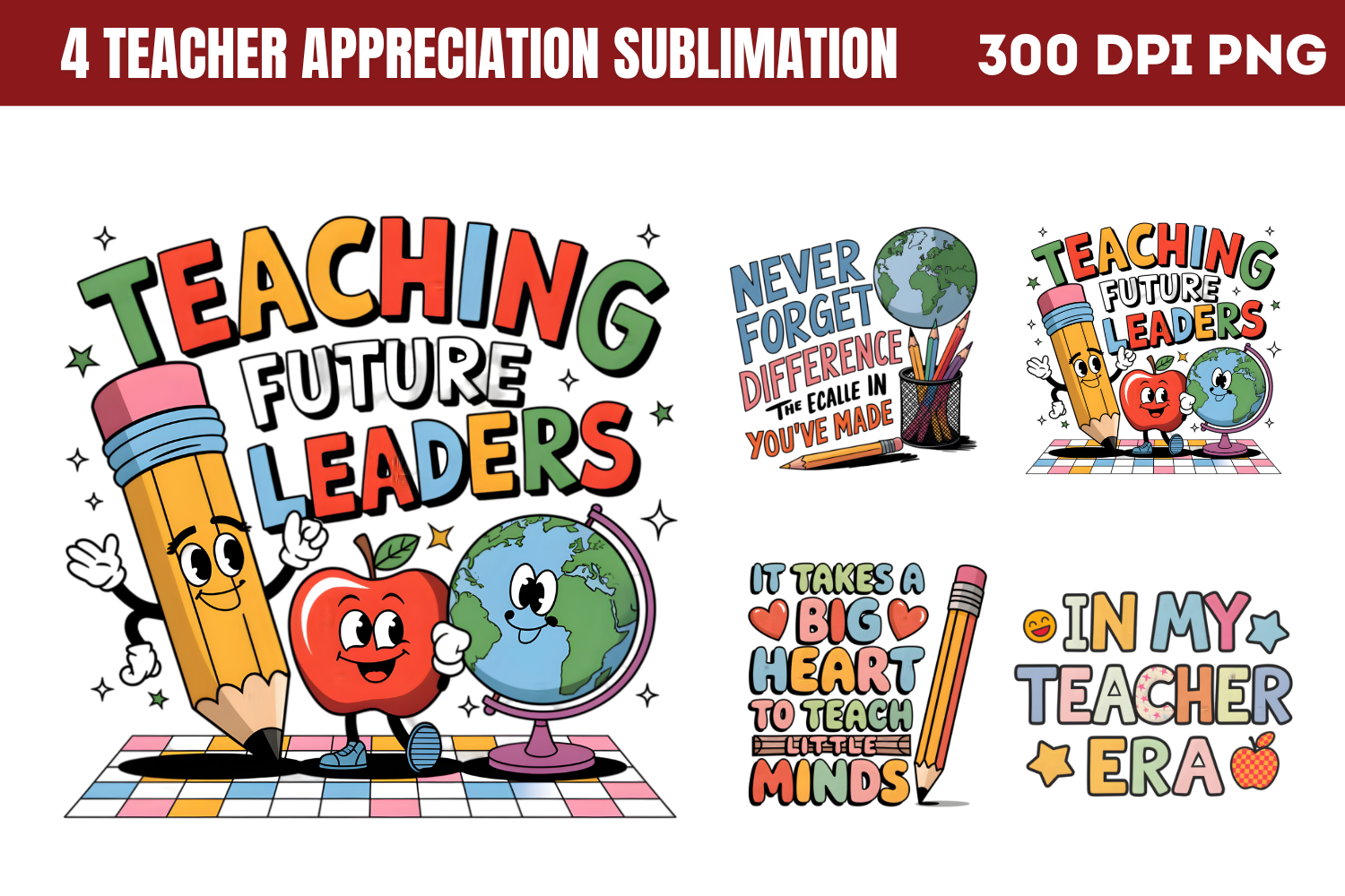 Teacher Appreciation Sublimation Bundle