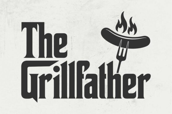 The Grillfather SVG, Father's Day Svg Graphic Crafts By SvgModes