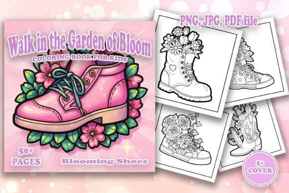 Walk in the Garden of Bloom Coloring Book