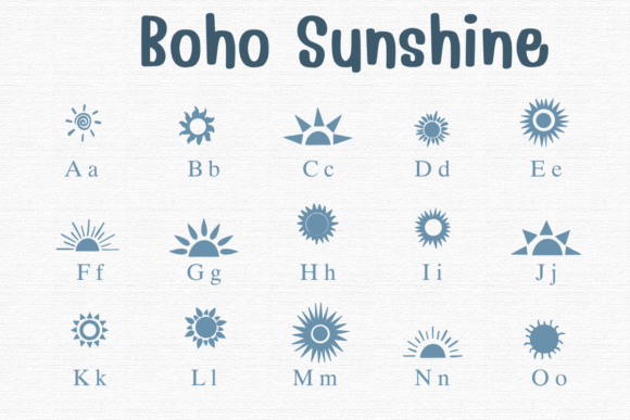 Boho Sunshine Font - Preview 1